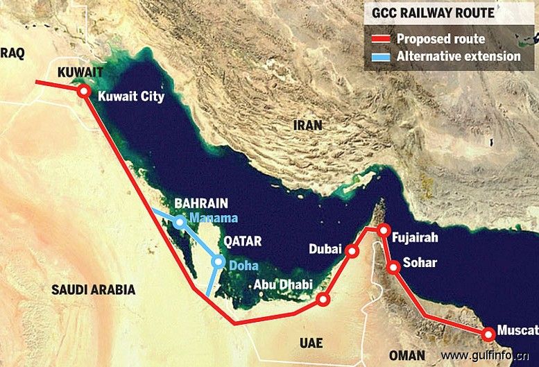 海湾国家铁路网将于2014年建造