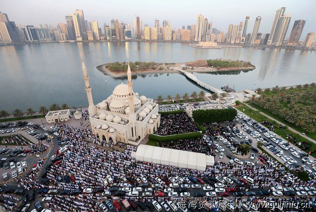迪拜穆斯林庆祝开斋节