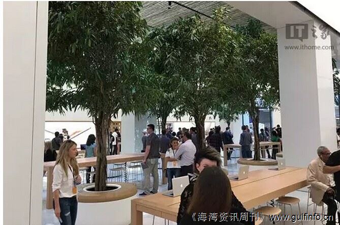 全球最大最<font color=#ff0000>奢华</font> 迪拜苹果Apple Store开业前抢先看