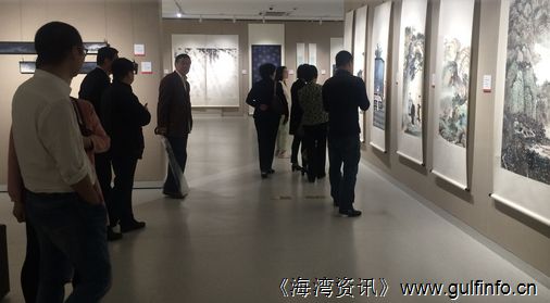 沪<font color=#ff0000>港</font>名家书画展举行 两地画派百花争艳